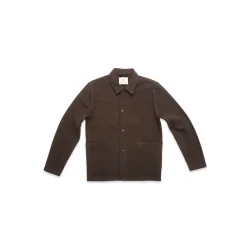 Blue de Gnes Kojima wool jacket - chocolate 