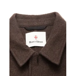 Blue de Gnes Kojima wool jacket - chocolate 