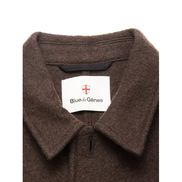 Blue de Gnes Kojima wool jacket - chocolate 