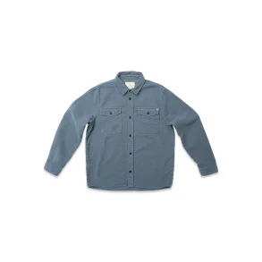 Blue de Gnes Nagano overshirt - dark slate 