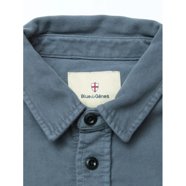 Blue de Gnes Nagano overshirt - dark slate 