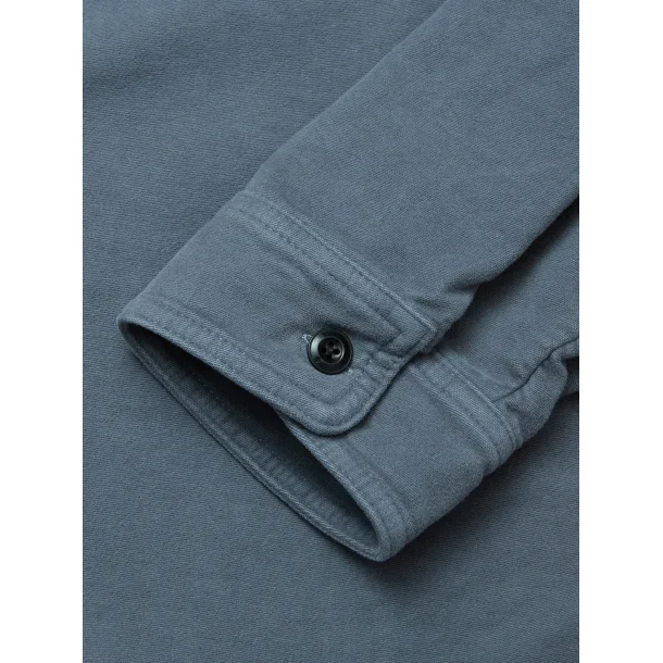 Blue de Gnes Nagano overshirt - dark slate 