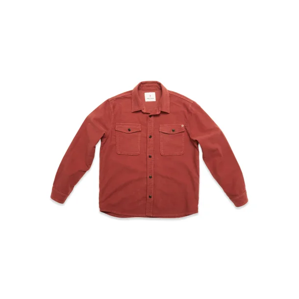 Blue de Gnes Nagano overshirt - Henna