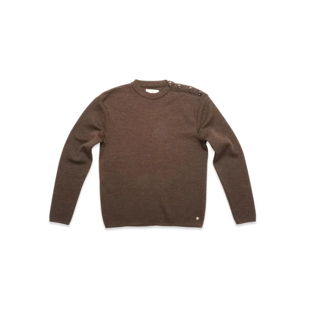 Blue de Gnes Toyama knit - brown 