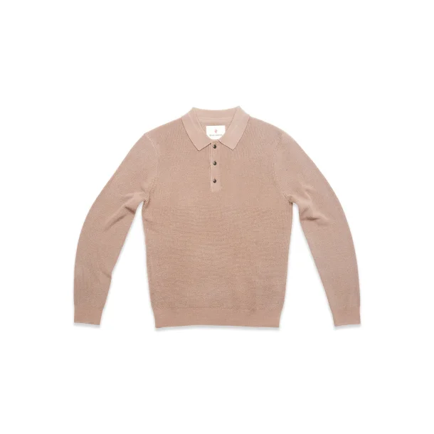 Blue de Gnes Porto polo knit - Funghi 