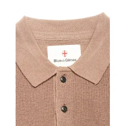 Blue de Gnes Porto polo knit - Funghi 