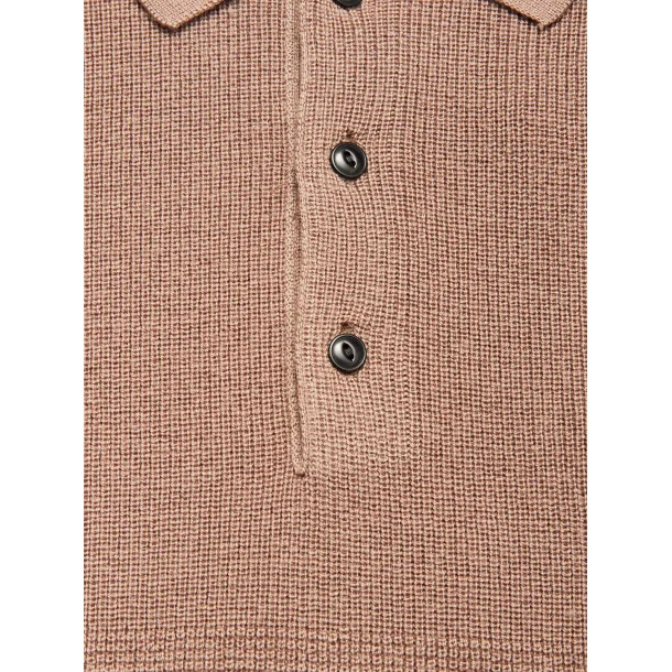 Blue de Gnes Porto polo knit - Funghi 