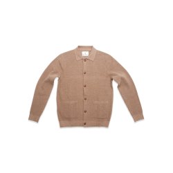 Blue de Gnes Gifu knit cardigan - chocolate 