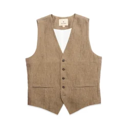 Blue de G�nes Canna Lin Gilet - grey mel