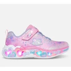 SKECHERS  Eternal Heart Lights 302696N - Light Pink Mult