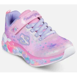 SKECHERS  Eternal Heart Lights 302696N - Light Pink Mult
