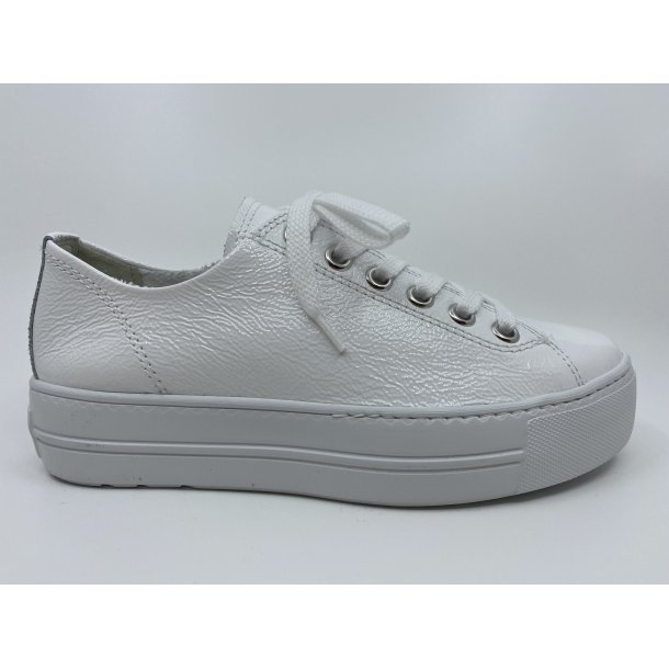 Paul Green sneakers - hvid lak - DAME -