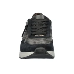 Gabor suede rollingsoft sneakers  - sort/gr� 7687867