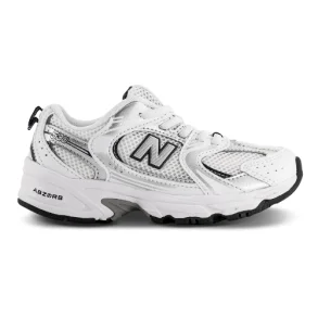 New Balance 530 kids - hvid m. s�lv PZ530SB1