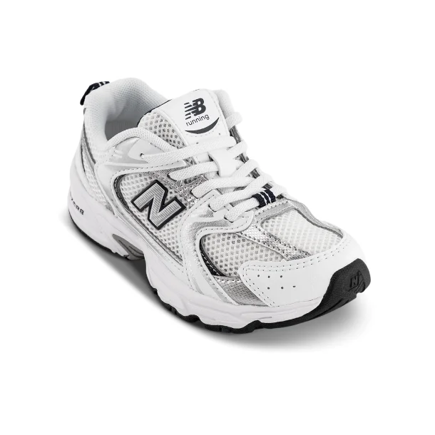 New Balance 530 kids - hvid m. s�lv PZ530SB1