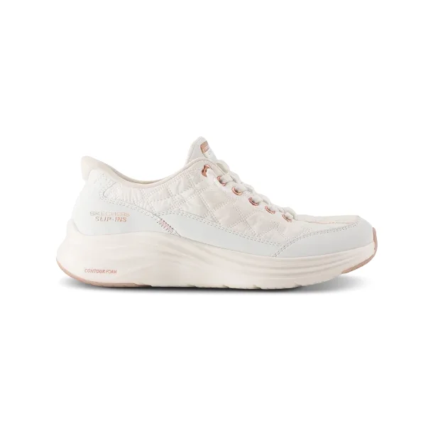 Skechers Slip-ins Contour Foam Cozy Fit Sneaker - Hvid 150413