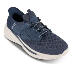 SKECHERS Slip-ins Relaxed Fit Slade Caster Sneaker - navy210889