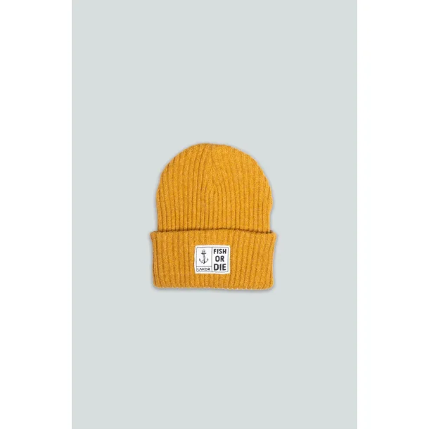 LAKOR Fish or Die Beanie - Yellow