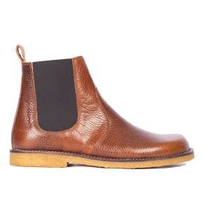 Angulus Chelsea stvle med kontraststikninger  - brun 7833-101