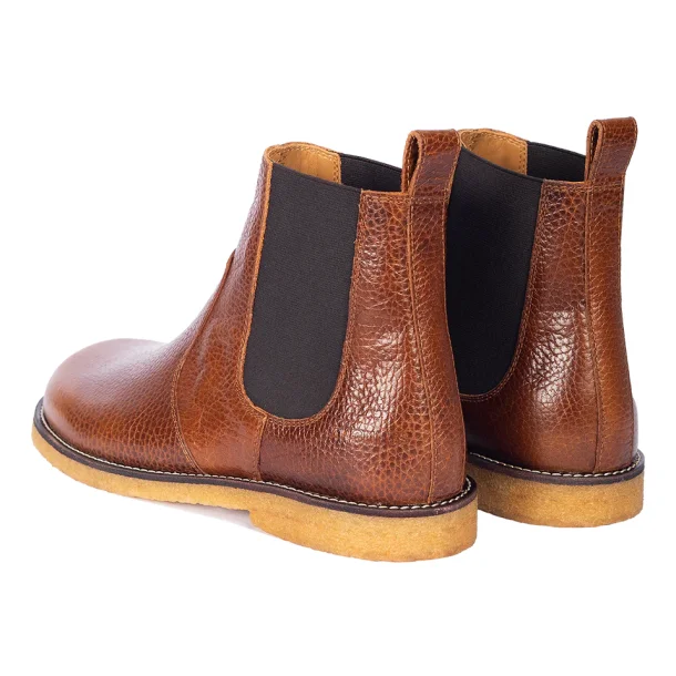 Angulus Chelsea stvle med kontraststikninger  - brun 7833-101