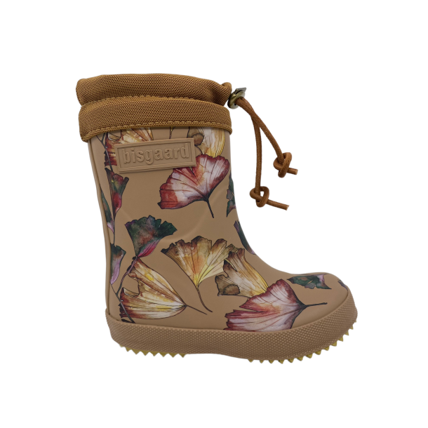 Bisgaard thermo gummistvler - camel flowers 92009999