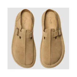 Clarks Solsbury Mule - Dark Sand Suede