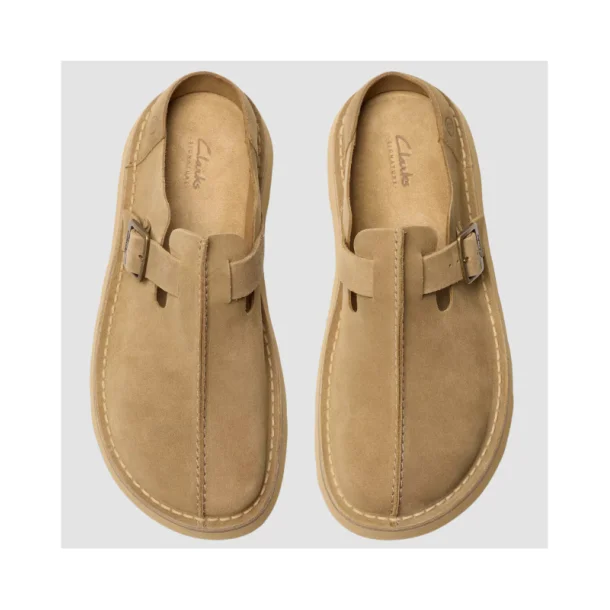 Clarks Solsbury Mule - Dark Sand Suede
