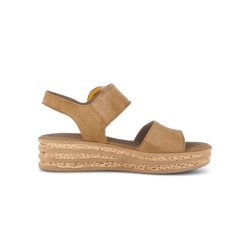 Gabor sandal med kileh�l - brun 8455014 