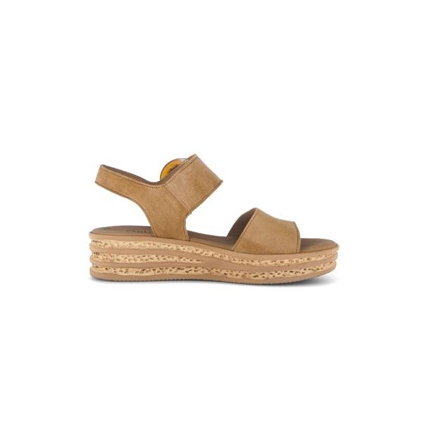 Gabor sandal med kileh�l - brun 8455014 