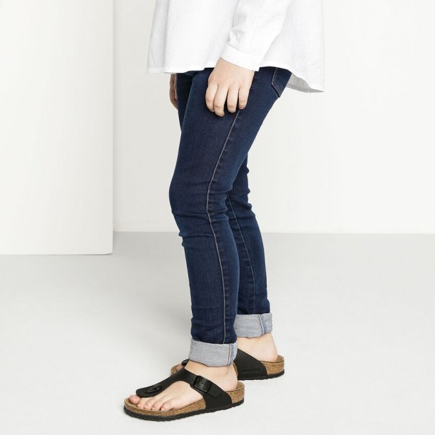 Birkenstock Gizeh Kids BF - sort 846143 narrow fit