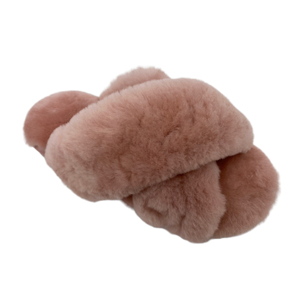 Woolies hjemmesko - fawn 1025 cross luxe