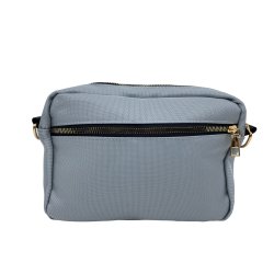 Black Colour Vanda crossover bag - lt grey 9262