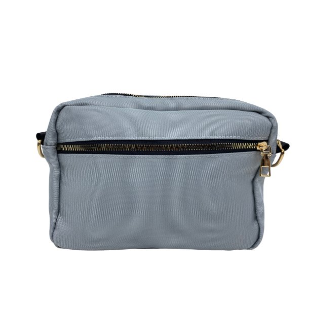 Black Colour Vanda crossover bag - lt grey 9262