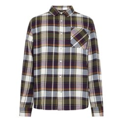 Knowledge Cotton Checked Flannel Shirt 90952 - blue check