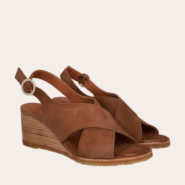 Billi Bi sandal m. hl - dark congac A6430