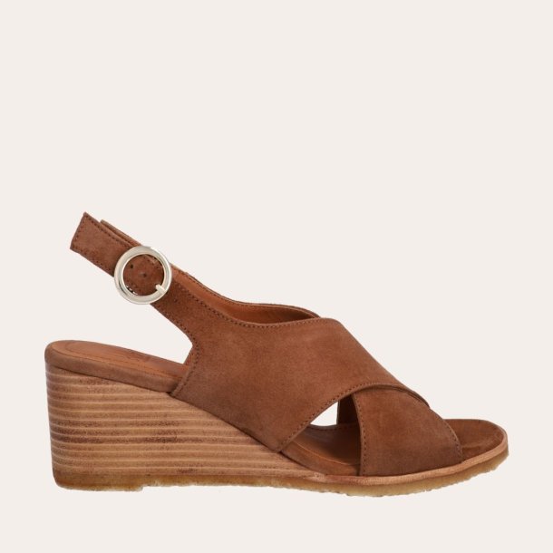 Billi Bi sandal m. hl - dark congac A6430