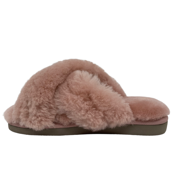 Woolies hjemmesko - fawn 1025 cross luxe