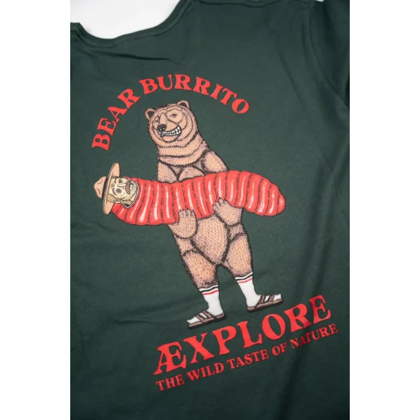 LAKOR Bear Burrito T-shirt - Green Gables 