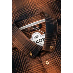 LAKOR Inca Unna Shirt - Mocha Bisque/Blueberry 