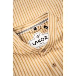 LAKOR Klvedal Shirt - wood thrush/white pebber 
