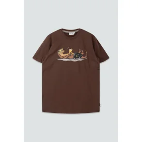 LAKOR Otter Vacation t-shirt - chicory coffee