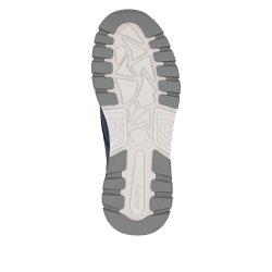 Rieker sko med elastiksn�re - bl� B9352-14 