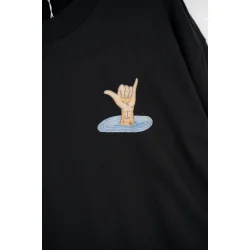 LAKOR Back Attack Boxfit L/S t-shirt - moonless night