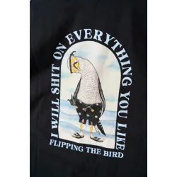 LAKOR Bacl Flipping t-shirt - moonless night