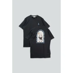 LAKOR Bacl Flipping t-shirt - moonless night