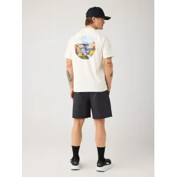 Knowledge Cotton back print t-shirt - egret