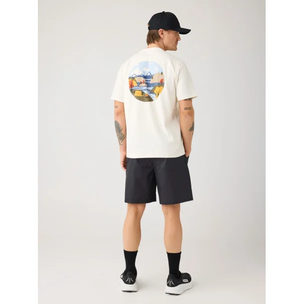 Knowledge Cotton back print t-shirt - egret