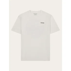 Knowledge Cotton back print t-shirt - egret