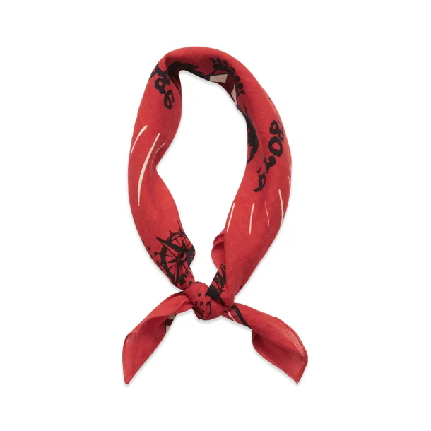 Blue de Gnes Bandana - Red