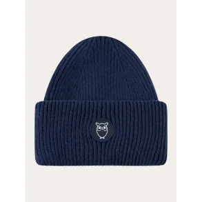 Knowledge Cotton Wool Beanie - total eclipse 